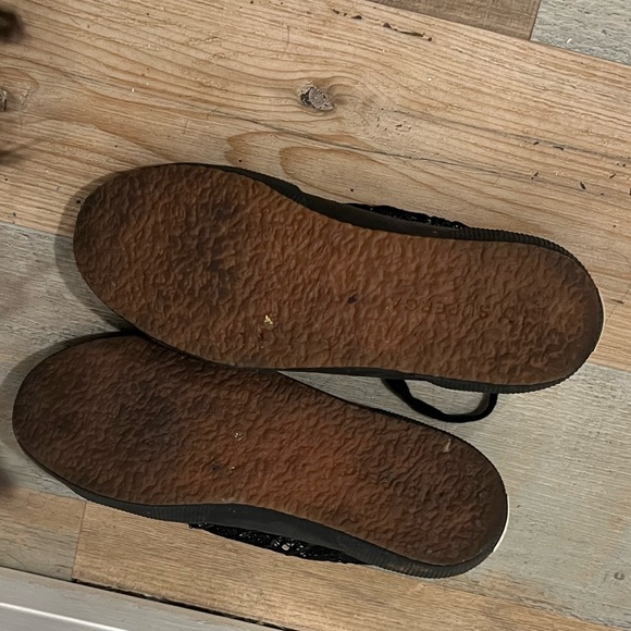 Superga Black Lace Tennis Shoes/ Sneakers, size 38 - Picture 4 of 4